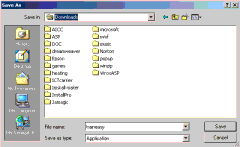 2. Select a Directory and File Name